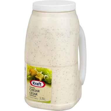 Kraft Creamy Caesar Dressing Jugs, (3.78L/1 Gallon per Jug) (Pack of 2), {Imported from Canada}